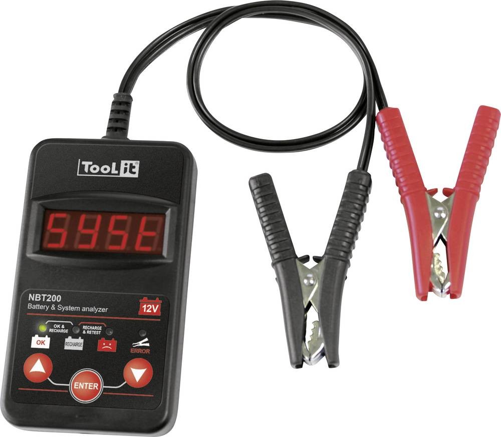 Toolit NBT200 Kfz-Batterietester, Batterieüberwachung 50 cm