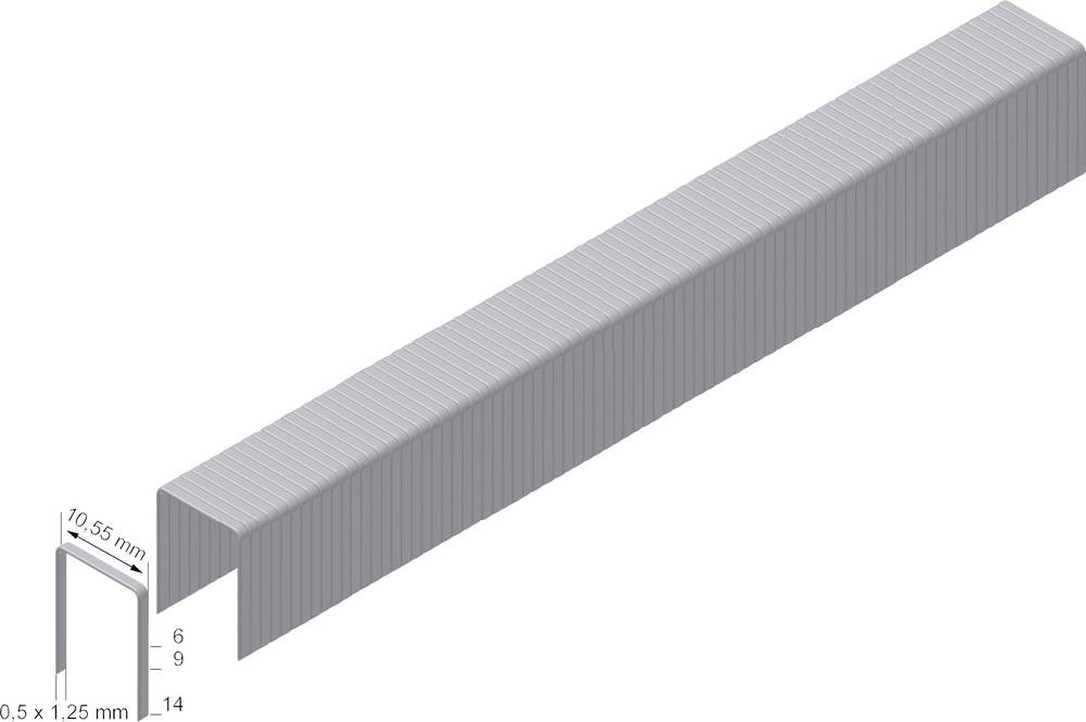 Prebena PF09CNK Heftklammern Typ PF 5000 St. Abmessungen (L x B) 9mm
