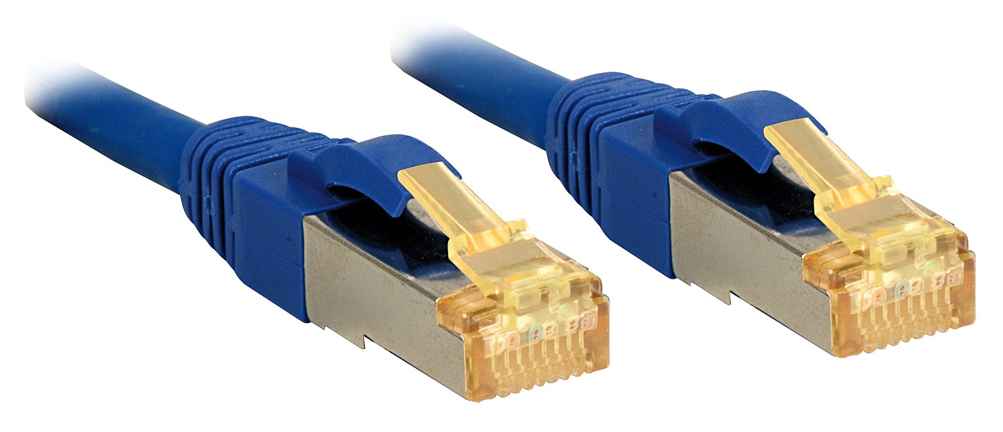 Lindy 15m RJ45 S/FTP LSZH Cable, Blue - Lindy 15m RJ45 S/FTP LSZH