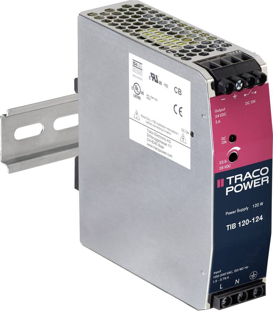 TracoPower TIB 120-148 Hutschienen-home charger (DIN-Rail) +48.0 V/DC