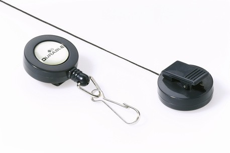 Durable 822158 Jojo für Ausweishalter Krokoklemme, Federhaken 10St.