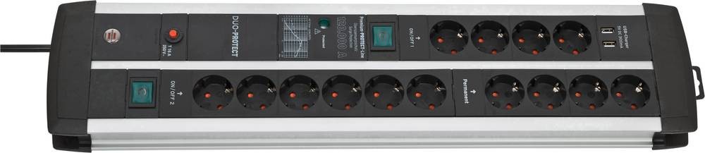 Brennenstuhl 1392000232 overvoltage protection-power strip 14fach