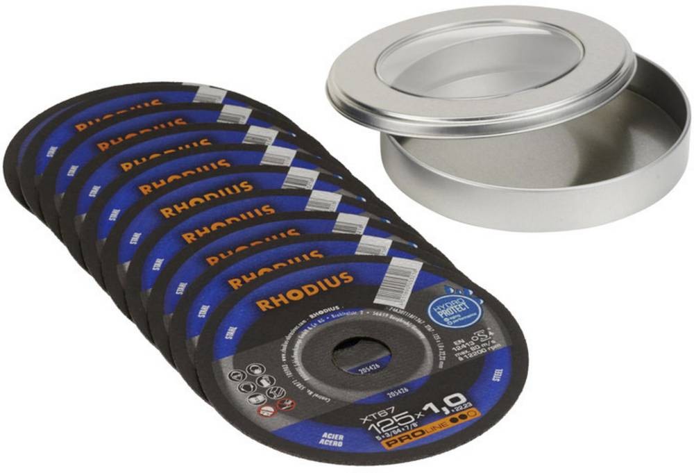 Rhodius XT67 210742 Trennscheibe gerade 115mm 1 Set Stahl