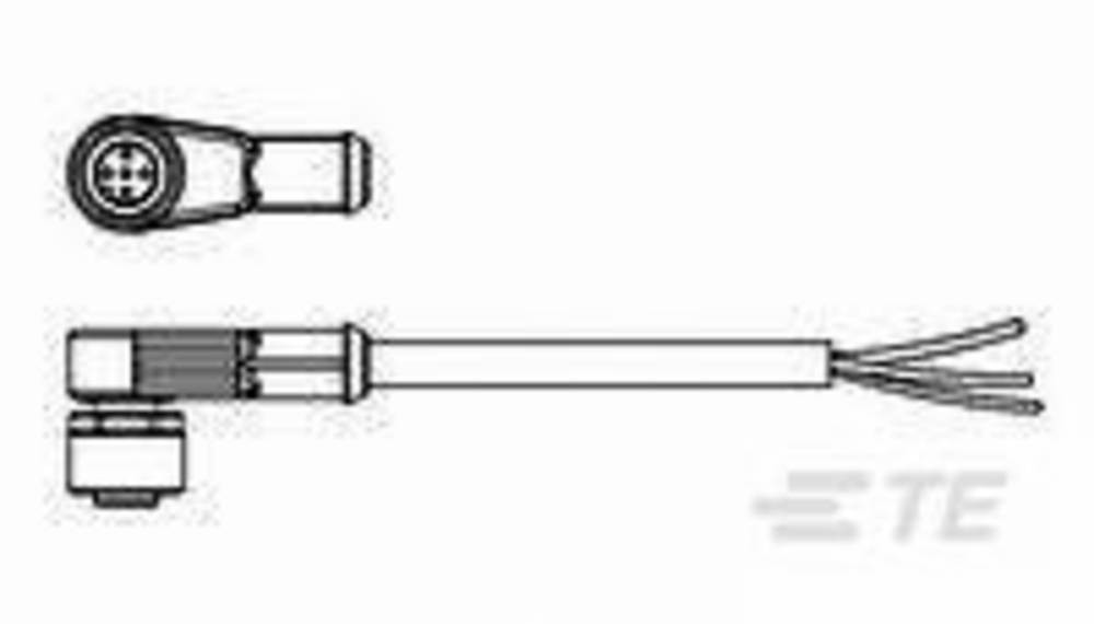 TE Connectivity 2273012-1 Sensor-/Aktor-Steckverbinder,