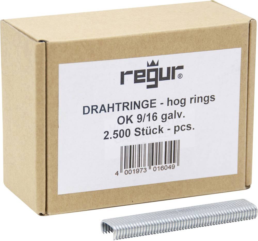 Regur 60724 Drahtringe 2500 St. Abmessungen (L x B) 16mm x 8mm
