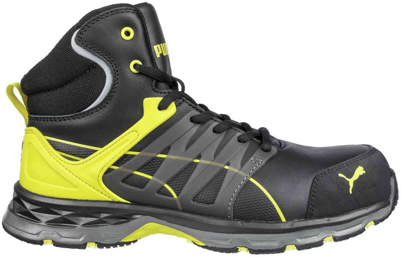 PUMA VELOCITY 2.0 YELLOW MID 633880-43 ESD Sicherheitsstiefel S3