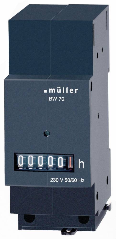 Müller BG 70.29 12-48V DC Betriebsstundenzähler Rollenzählwerk