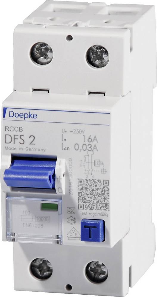 Doepke 09124601 DFS2 025-2/0,03-A 2polig 25/0,03A Fehlerstrom-