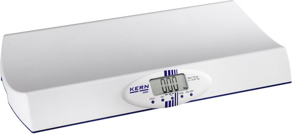 Kern Babywaage MBD 20K-2 digital Wägebereich (max.)=15kg Mehrfarbig