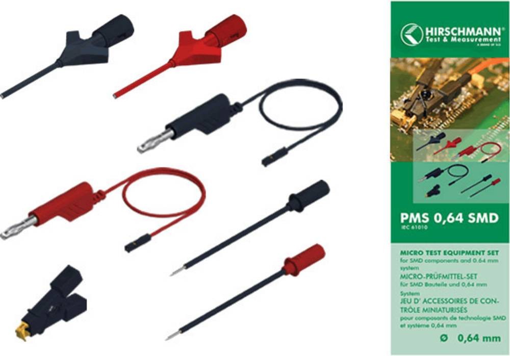 Hirschmann Test & Measurement PMS 0,64 SMD Messleitungs-Set black,