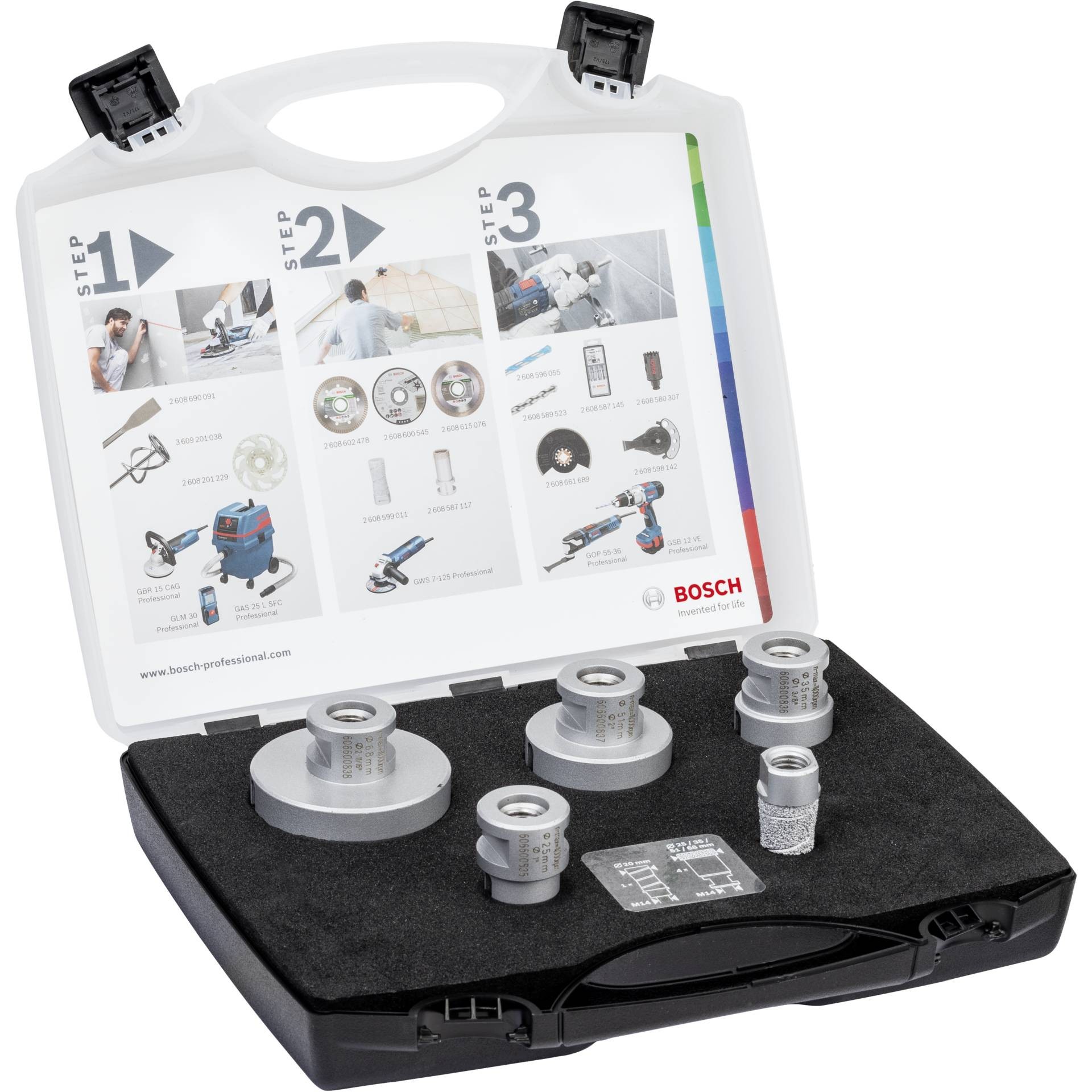Bosch 2 608 576 669 angle grinder accessory Set - Bosch 2 608 576 669,