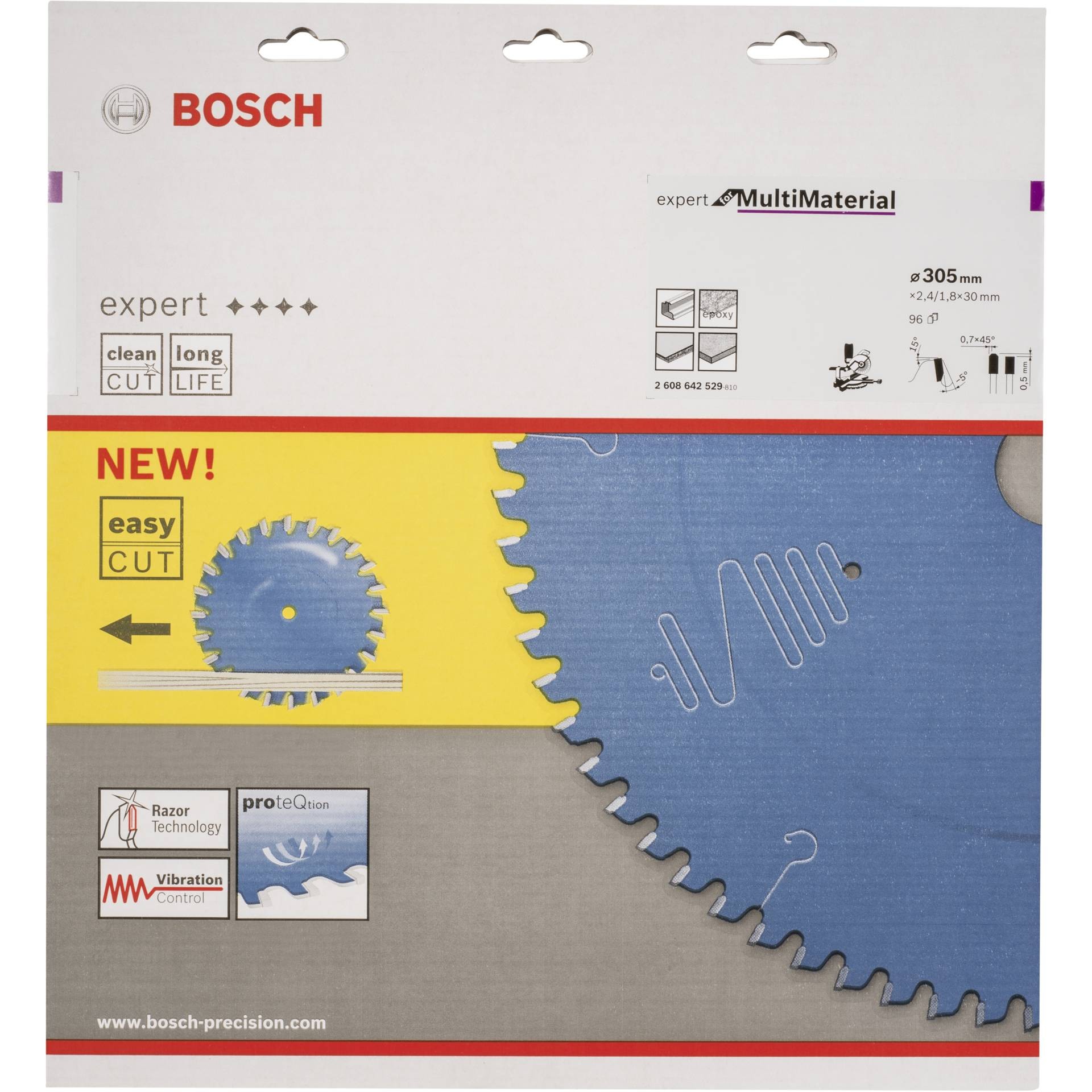 Bosch 2608642529 lame de scie circulaire 30,5 cm 1 pièce(s) -