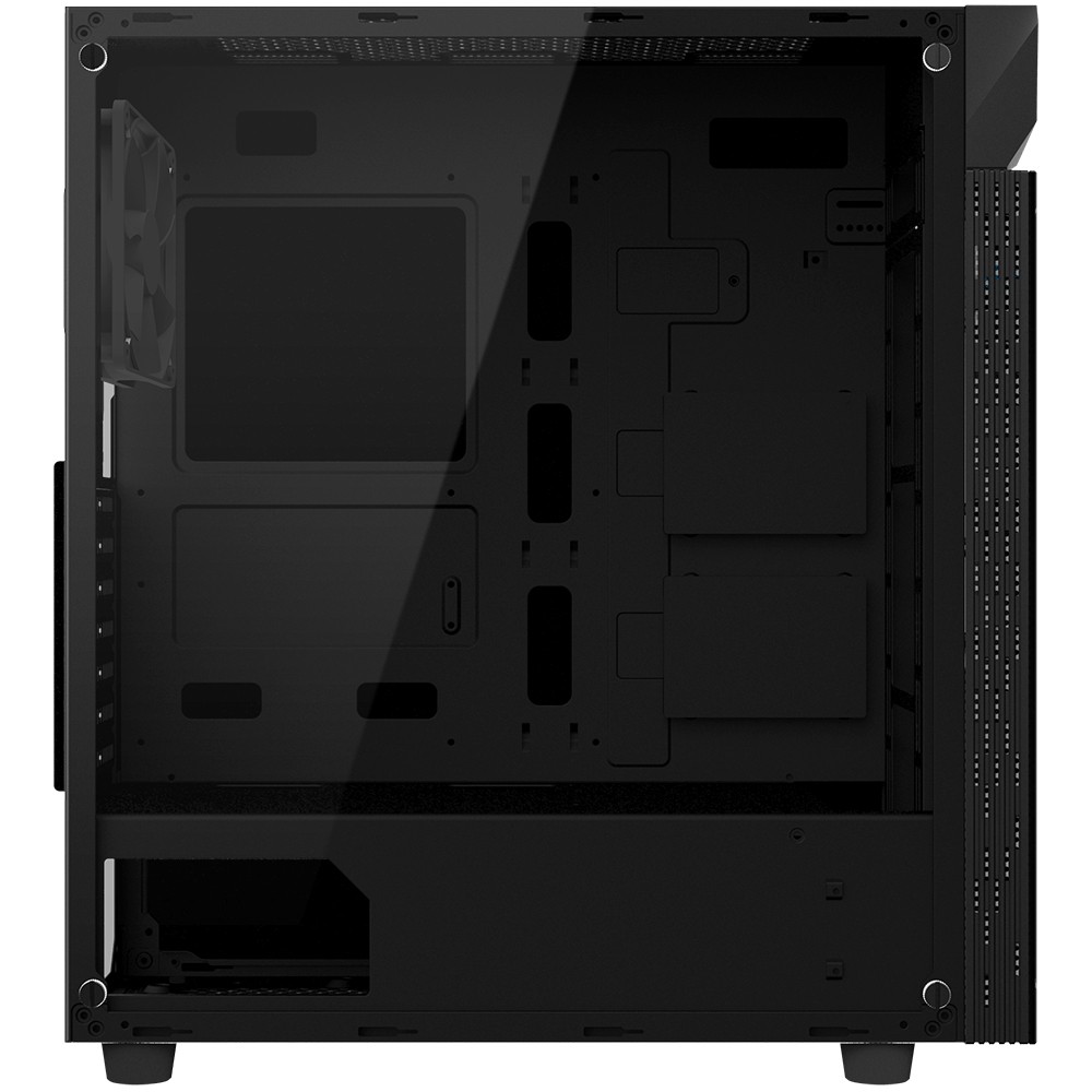 GIGABYTE C200 Midi Tower Black - GIGABYTE C200, Midi Tower, PC, Black,