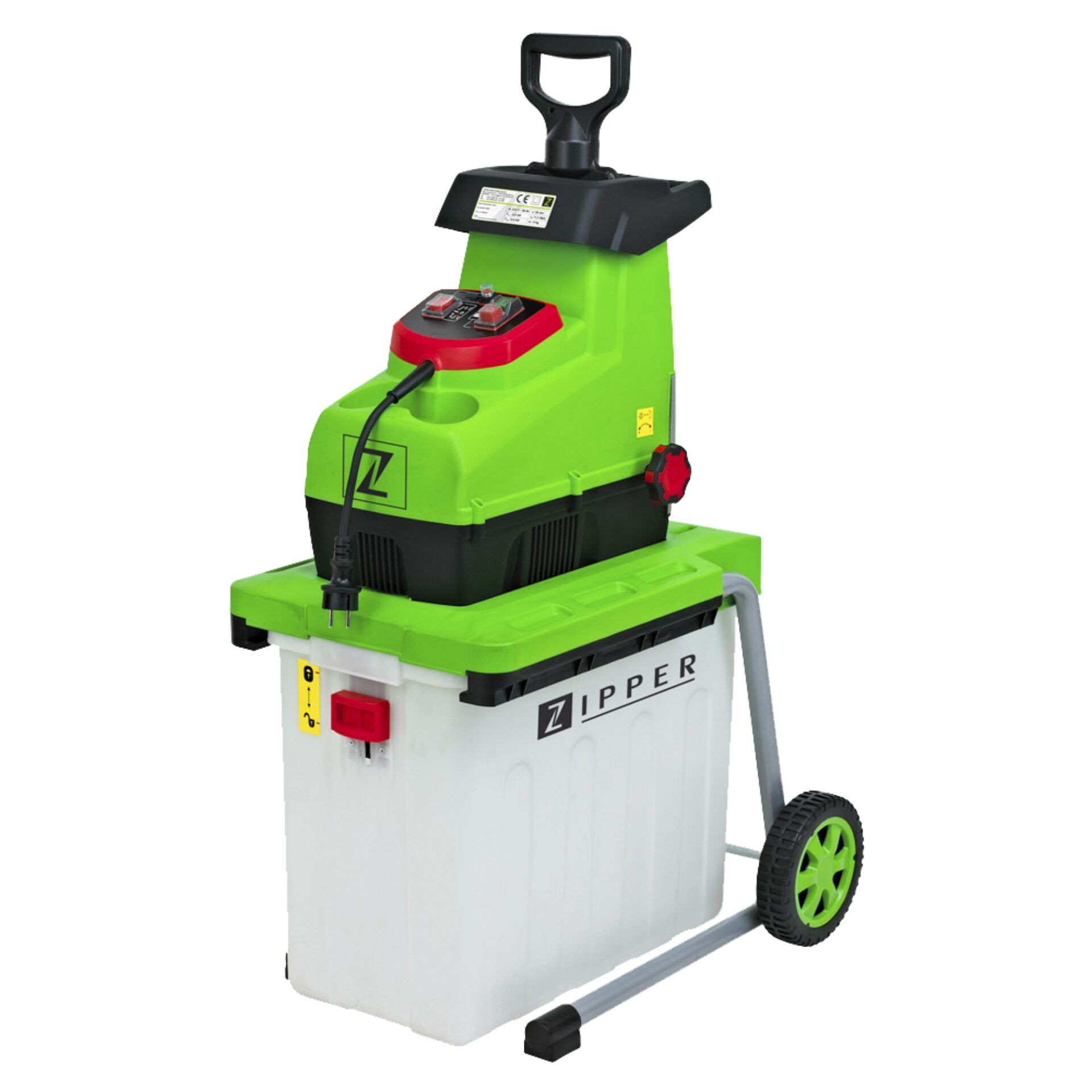 Zipper ZI-GHAS2800 tritaerba 2400 W 60 L - Zipper ZI-GHAS2800, 19,2