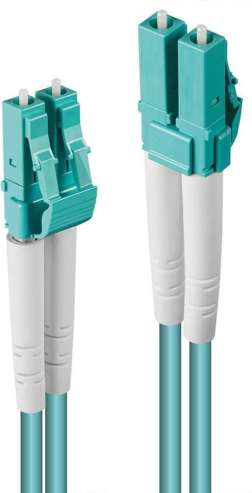 LINDY 46404 Glasfaser LWL Anschlusskabel 100.00m Blau [1x LC-Stecker -