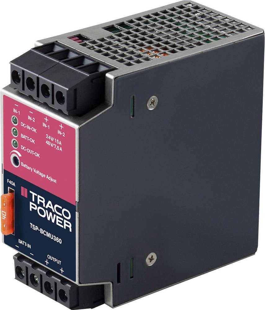 TracoPower TSP-BCMU360 Hutschienen-Redundanz-Modul (DIN-Rail) 15000mA