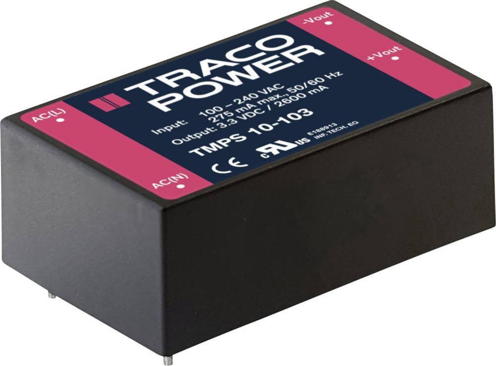 TracoPower TMPS 10-109 SchaltChargeur 9 V/DC 1.1A 10W