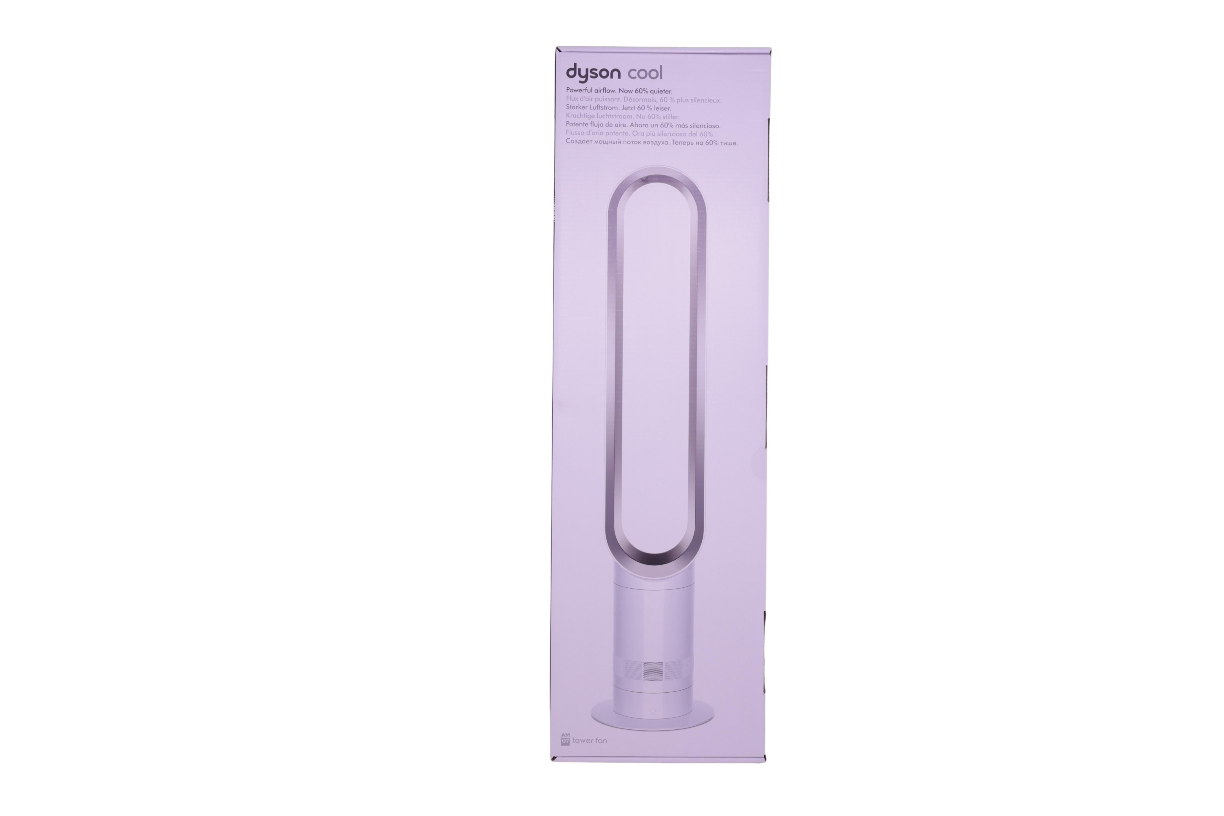 Dyson AM07 Silver, White - Dyson AM07, Household bladeless fan,