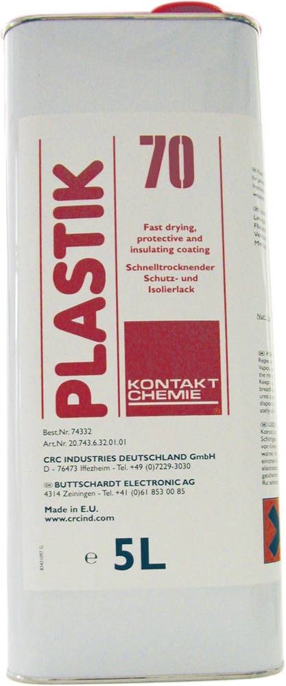Kontakt Chemie PLASTIK 70 74332-AA Isolier- and Schutzlack 5l