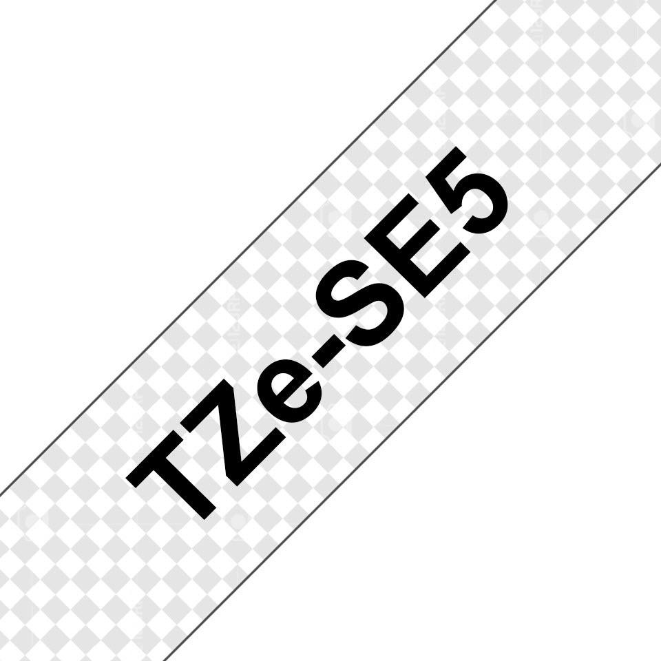 Brother TZE-SE5 label-making tape Black on white TZ/TZe - Brother TZE-