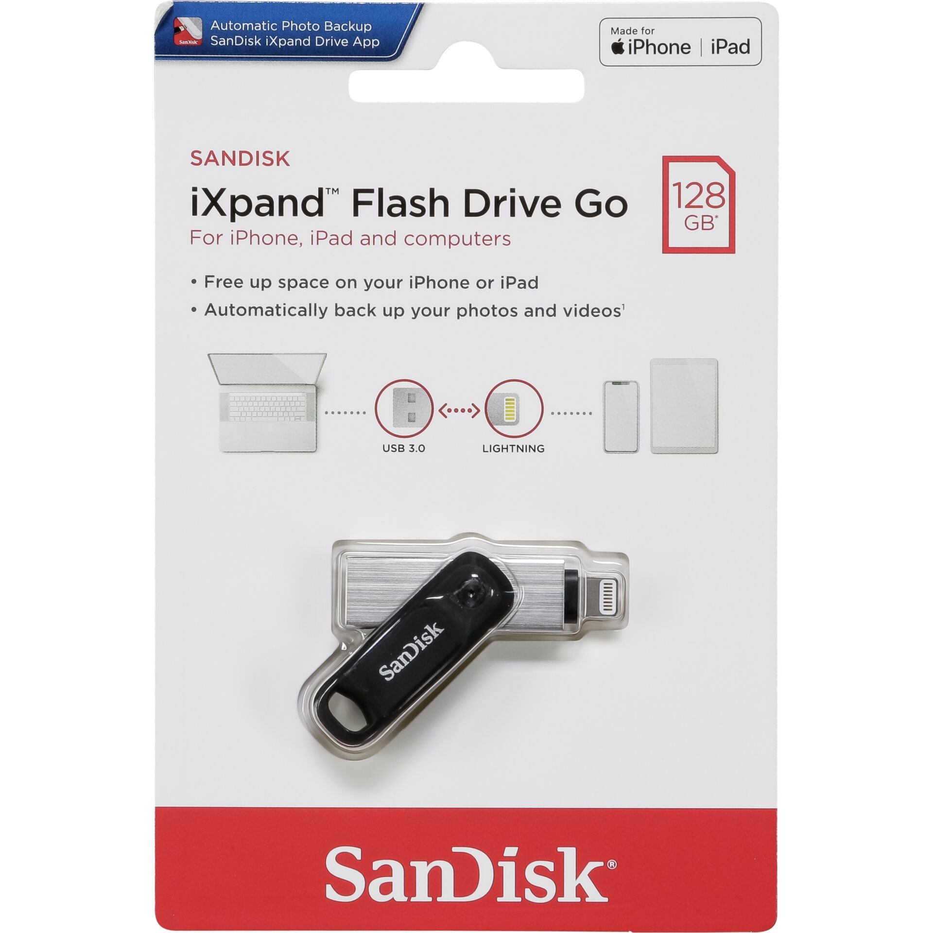 SanDisk 00183588 USB flash drive 128 GB USB Type-A / Lightning 3.2