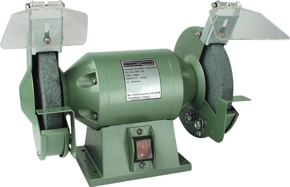 Brüder Mannesmann M 1225-150 Doppelschleifer 200W