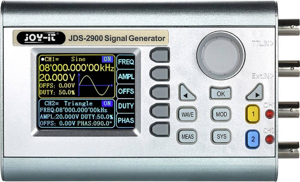 Joy-it JDS2915 Funktionsgenerator akkubetrieben, Funktionsgenerator