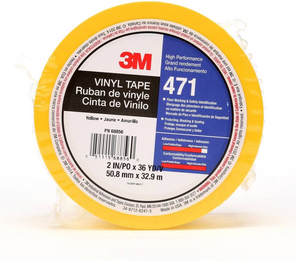 3M 471G50IW PVC-Klebeband yellow(L x B) 33m x 50mm 1 pc(s)