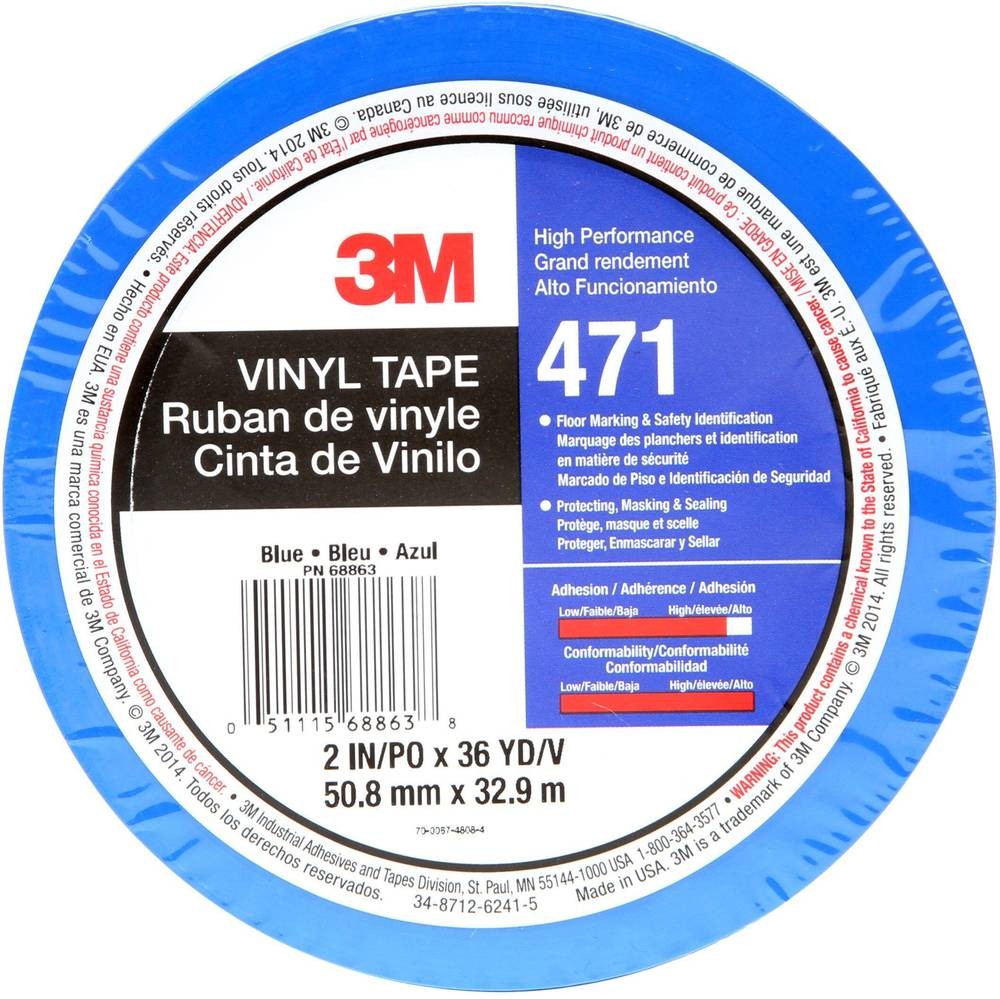 3M 471BL50IW PVC-Klebeband bleue (L x B) 33m x 50mm 1 pc(s)