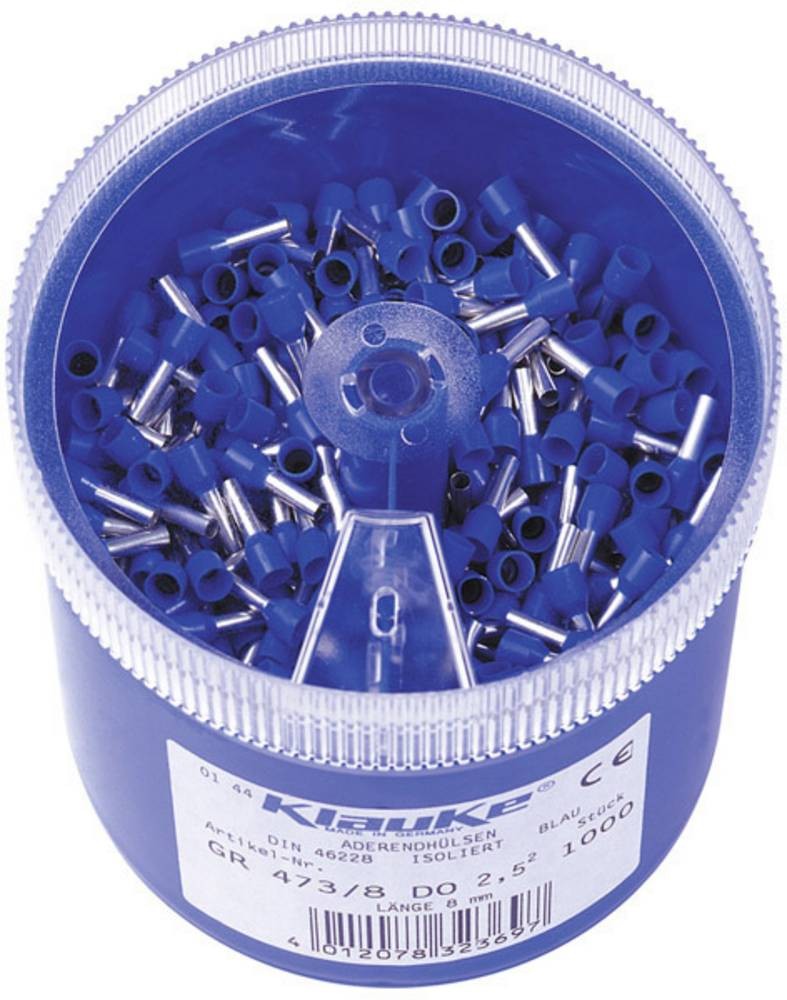Klauke GR4738DO Aderendhülsen-Sortiment 2.5mm² Teilisoliert blue