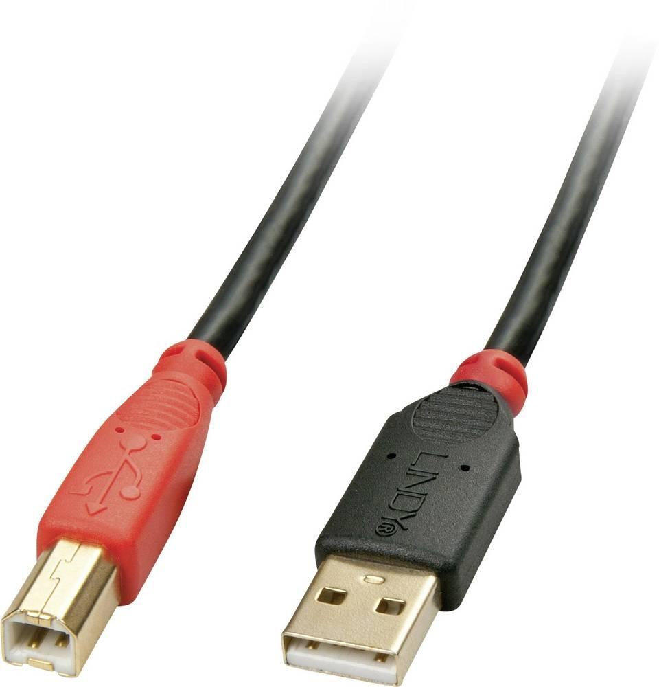 Lindy 15m USB 2.0 Type A to B Active Cable - Lindy 15m USB 2.0 Type A