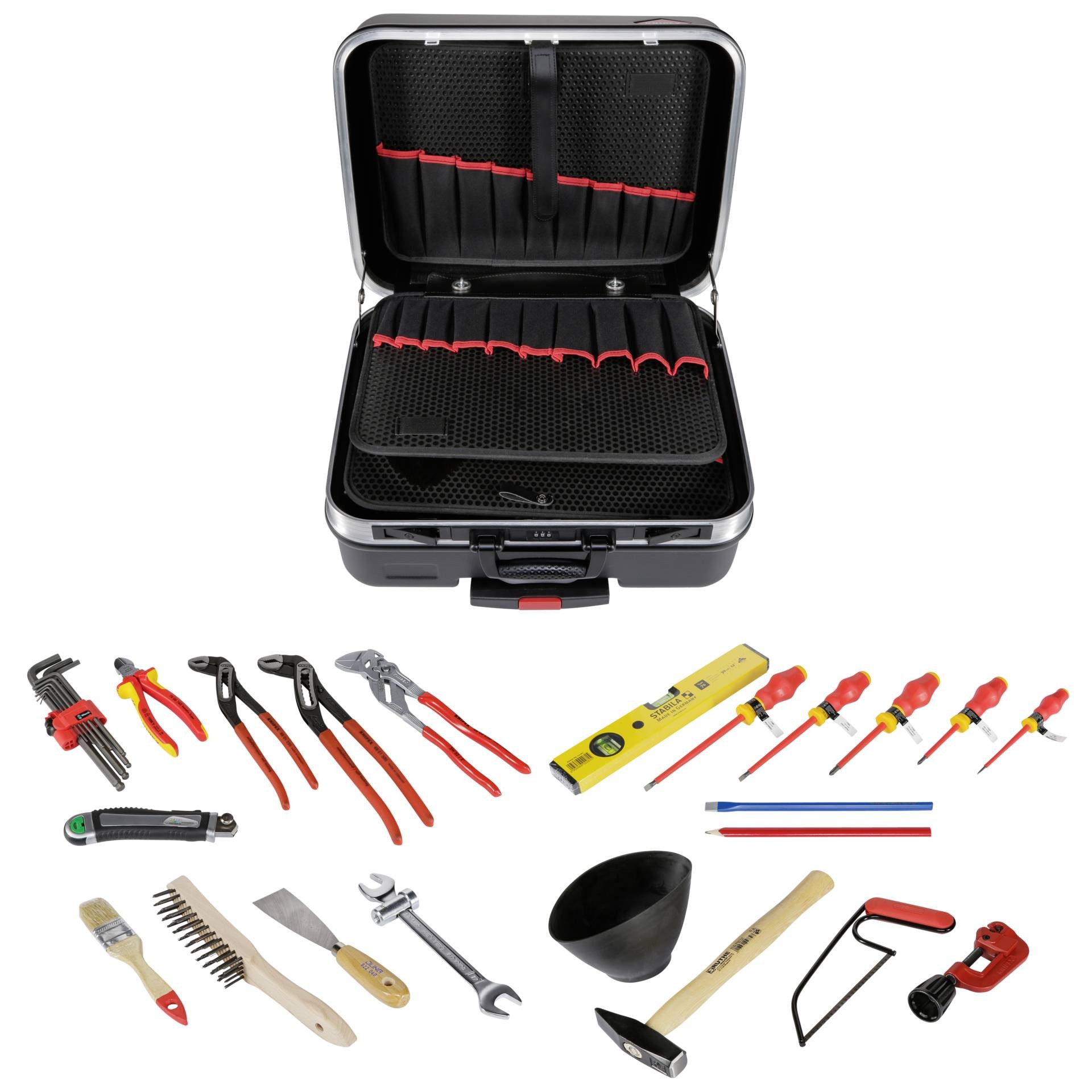 Knipex 00 21 06 HK S Werkzeugsuitcase bestückt