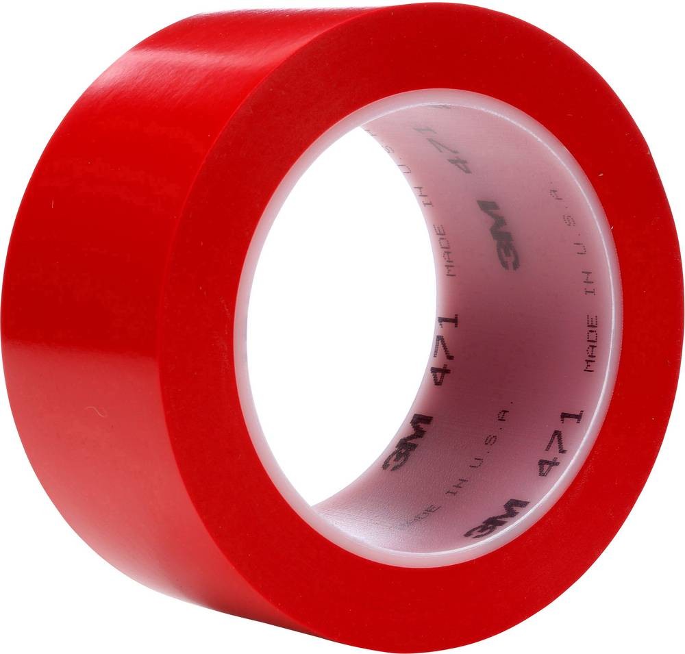 3M 471F 471R50 PVC-Klebeband Rot (L x B) 33 m x 50 mm 1 St.