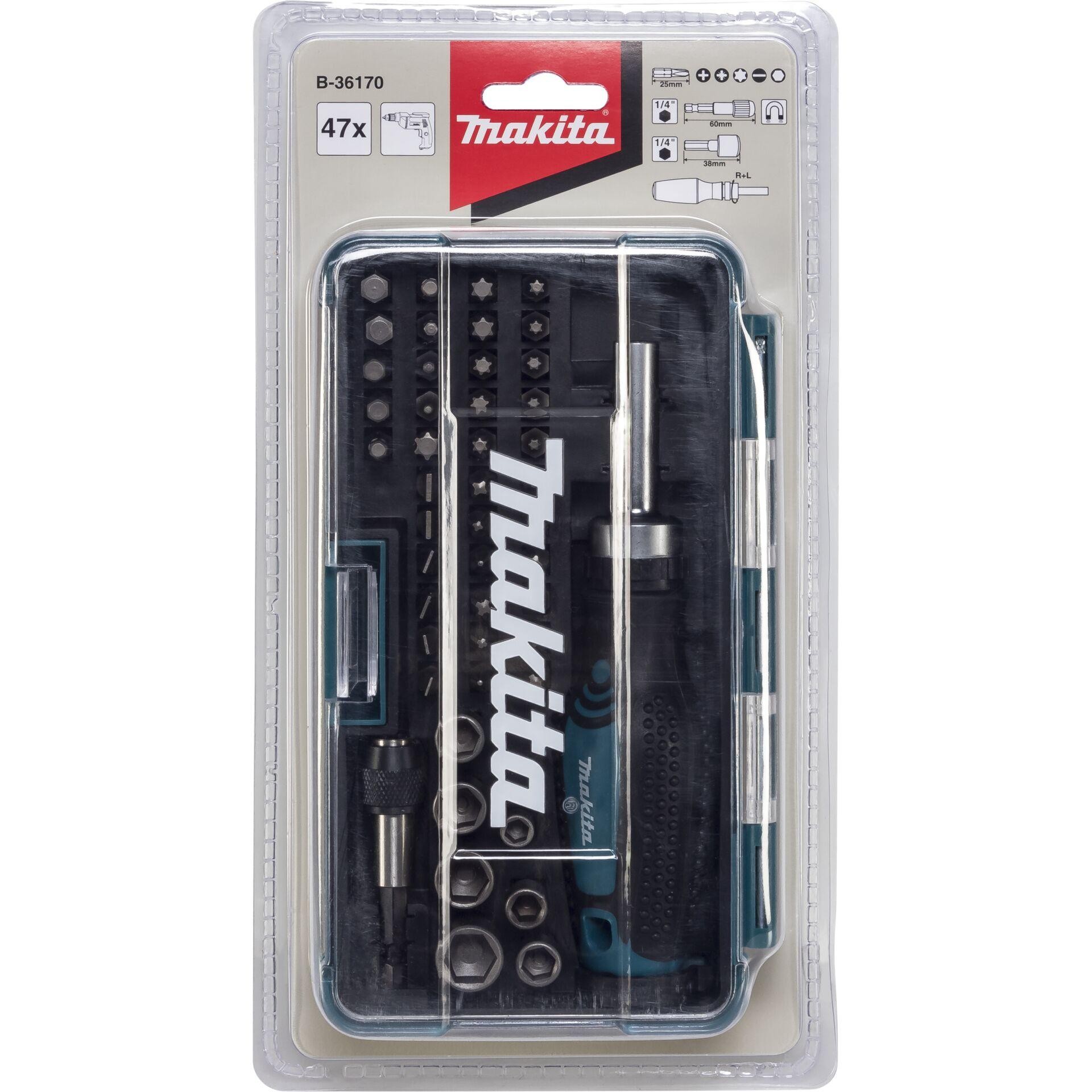 Makita B-36170 mechanics tool set - Makita B-36170