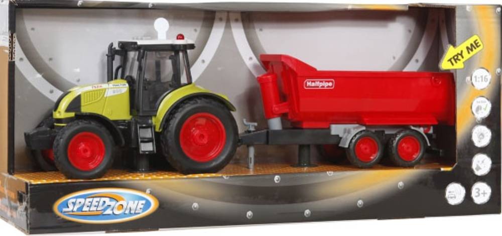 Vedes SZ Traktor mit Wannenkipper Fertigmodell Landwirtschafts Modell
