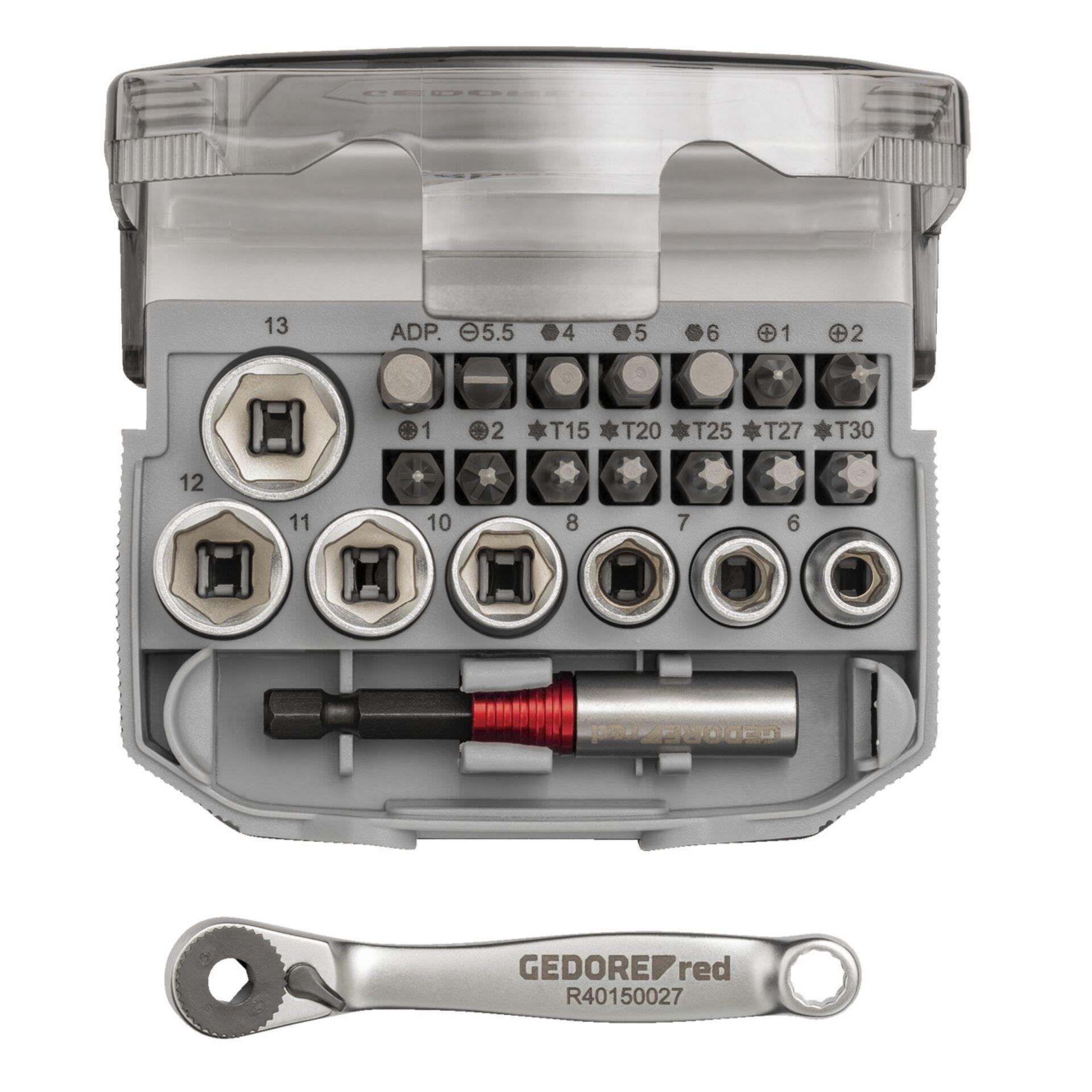 Gedore RED R49005023 Steckschlüssel-Bit-Einsatz 23teilig 3300026