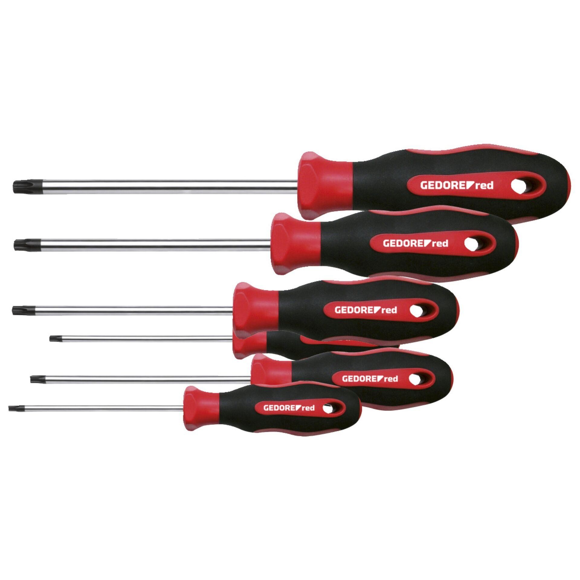 Gedore RED R38402006 Schraubendreher-Set 6teilig Innen-Sechsrund (TX)