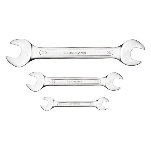 Gedore rouge 3301081 R05126008 double-Maulschlüssel-Satz 8teilig