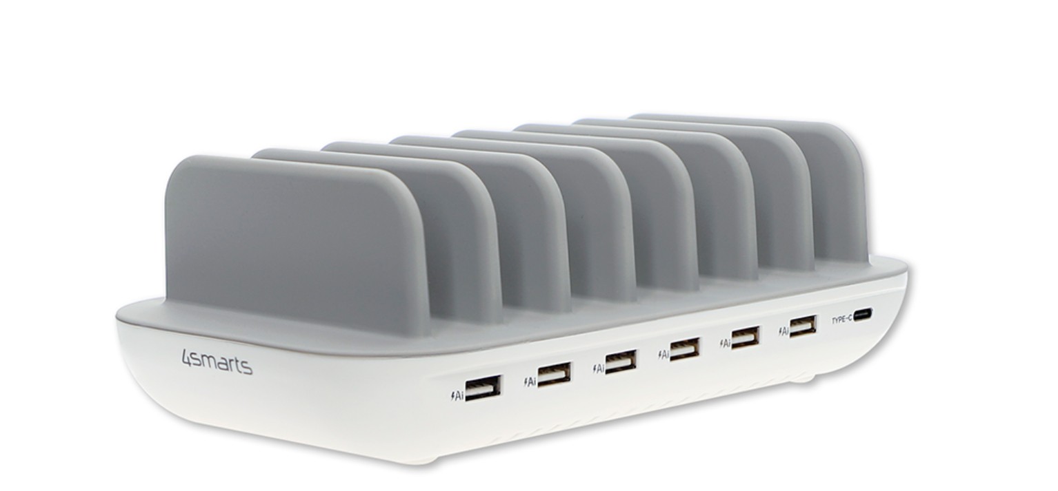 4smarts 462310 mobile device charger Smartphone, Tablet Grey USB -