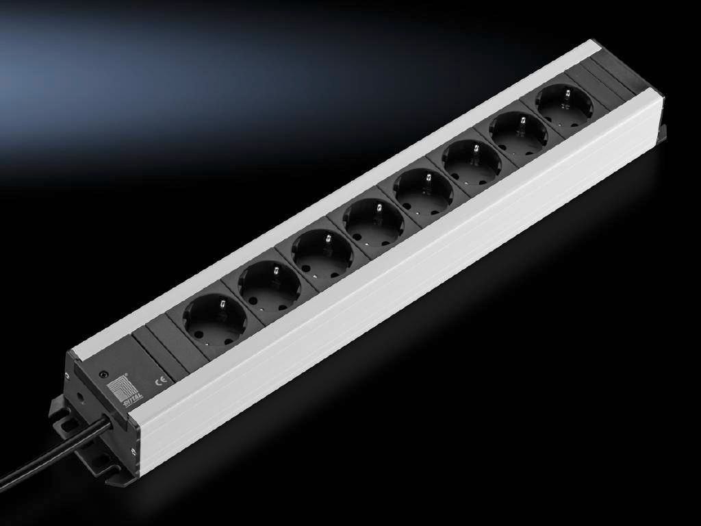 Rittal DK 7000.630 - Rittal DK 7000.630, 2 m, 230 V, 8 AC outlet(s),