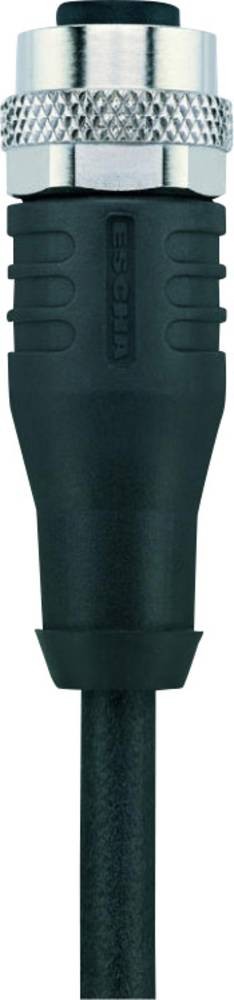 Escha 8046991 Sensor-/Aktor-Steckverbinder, konfektioniert M12 Buchse,