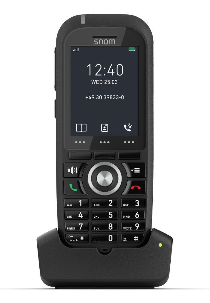 Snom M70 DECT telephone handset Caller ID Black - Snom M70, Black,