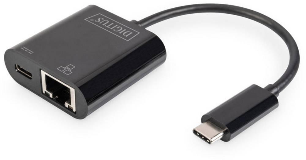 Digitus USB Type-C Gigabit Ethernet adapter with Power Delivery