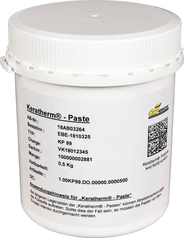 Kerafol KERATHERM KP99 500g Wärmeleitpaste 9.2 W/mK 500g Dose