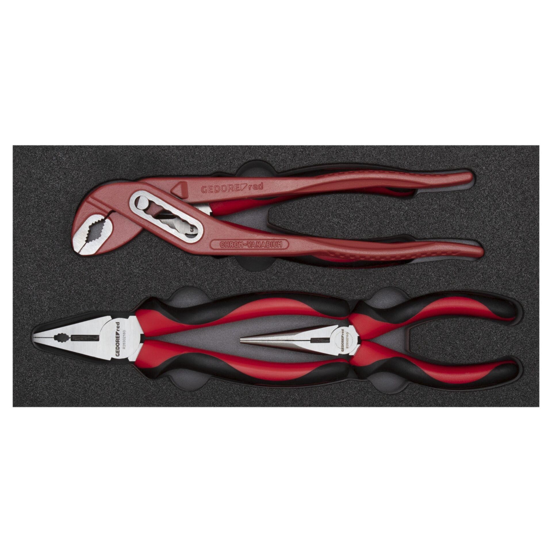 Gedore RED 3301717 Zangen-Set 4teilig