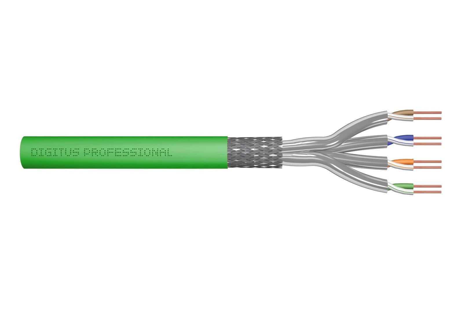Digitus CAT 8.2 S/FTP data cable - installation cable, 500 m, simplex,