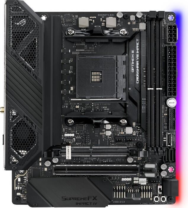 ASUS ROG Crosshair VIII Impact AMD X570 Emplacement AM4 Mini DTX -