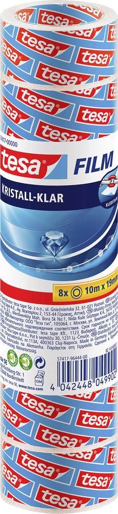 Tesa 57417-00000-02 Klebefilm kristall-klar Transparent (L x B) 10m x