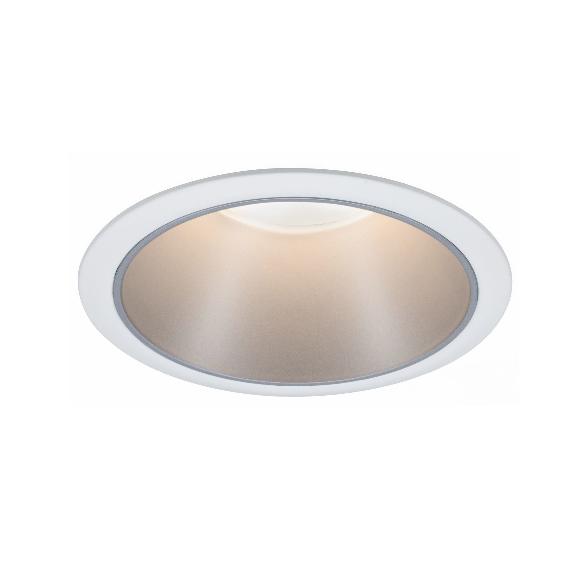 Paulmann 93409 Cole Coin Einbauleuchte LED 6W Weiß, Silber
