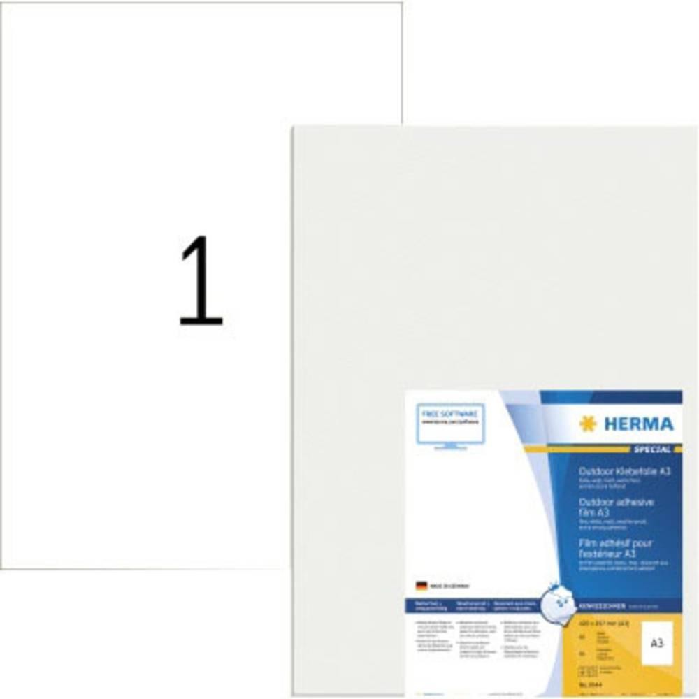 HERMA 9544 self-adhesive label Rectangle White 40 pc(s) - HERMA 9544,